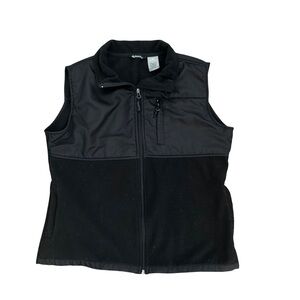 Snozu Black Zip-Up Vest